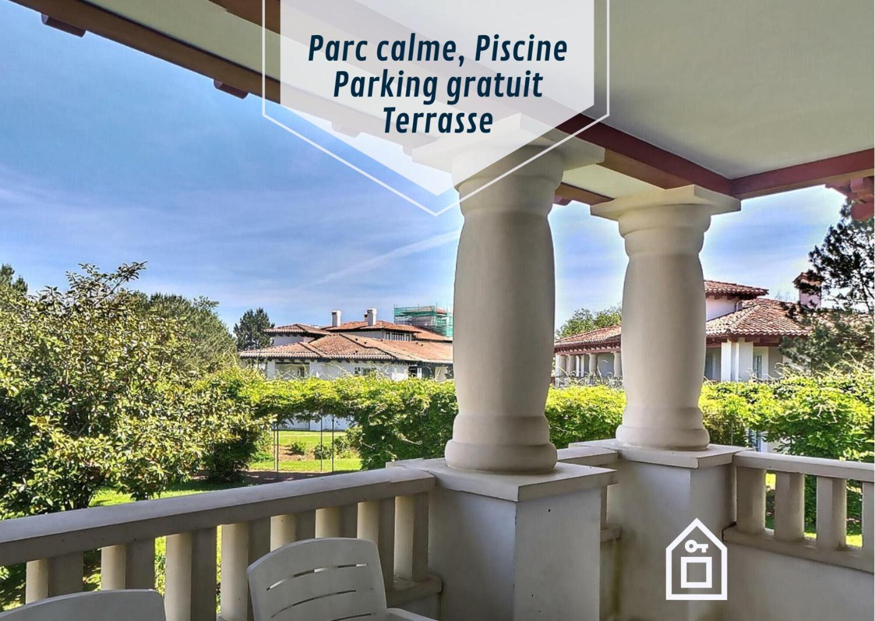 Hasparren-121 T2 Terrasse Et Piscine Юрюня Екстериор снимка